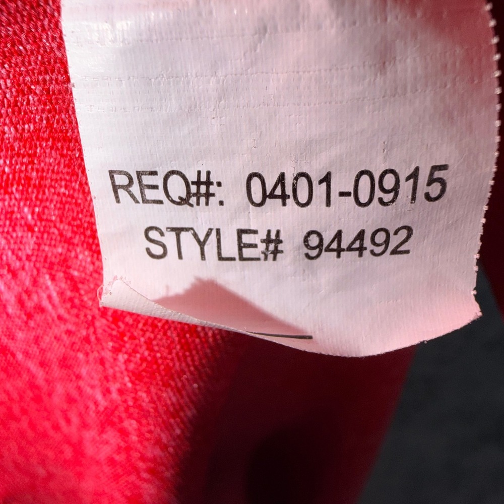 Los Angeles Angels Stitches Mens Quarter Zip Pullover MLB Jacket Size XL Red - Picture 8 of 8